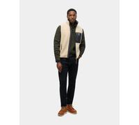 Gilet en polaire rétro vintage Superdry beige noir - XL
