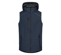 Gilet en softshell avec capuche Promodoro Bleu L