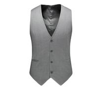 Gilet Ensemble Gilet de Costume pour Hommes Gilet Costume sans Manche Slim Fit Casual Col V pour Buisiness et Mariage Homme Gilet Costume Casual Gilets sans Manche Vest pour Business Mariage