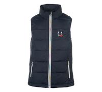 Gilet équitation sans manches fille HKM Kids Mika Bleu 7/8 ans