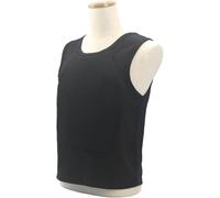 Gilet Exécutif Discret Niveau IIIA Gilet Pare-balles - Cocealed Soft Ati-Bullet T Shirt Vêtements De Travail pour La Protection De La Sécurité Personnelle, Black, M