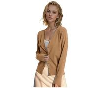 Gilet Femme Cardigan Pull Cachemire Col V Long Grande Taille Gilets Chic et Elegant LéGer Manches Longues Laine Cardigan avec Boutons Pulls En Tricot Mode EláStique Top Hiver Chaud Vetement Femme
