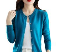 Gilet Femme Cardigan Pull Cachemire Col V Long Grande Taille Gilets Chic et Elegant LéGer Manches Longues Laine Cardigan avec Boutons Pull en Tricot Mode EláStique Top Hiver Chaud Vetement Femme