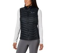 Columbia Gilet femme Powder Pass Noir - Duvet synthétique, ourlet réglable, XS