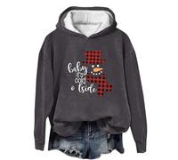 Gilet Femme Doudoune Hiver Hoodie Cordon De Serrage Polaire Casual Noel Festival Sweatshirts Chauds À Manches Longues Chaud Sweatshirt Adolescent Grande Taille Mince Streetwear Homme Automne