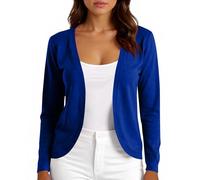Gilet Femme Hiver Chaud Noir Blouson Col Vêtements Vetement Chic Randonnée Capuche Veste Running Carreaux Cardigan Printemps Coton Veste Pull Femme Oversize Bleu Royal XXL