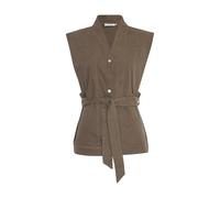 Gilet femme Moss Copenhagen Therese Marron S/M