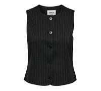 ONLY Gilet de costume 'ONLMALENA-REINA' noir / blanc, Taille 40