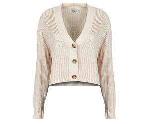 Gilet femmes Only ONLCAROL NICE L/S CARDIGAN Beige EU XL