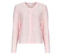 Gilet femmes Vila VILORY O-NECK L/S KNIT Rose EU M