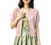 Gilet festif en légère à col rond, manches longues, boutonné sur le devant, | Doudoune Bordeaux Matelassée Carreaux Surchemise Style Patineuse Portage Américain Workwear Evasé Kakie Fourre