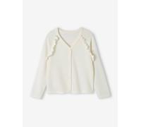 VERTBAUDET Gilet Fille à Volants cérémonie écru 12A