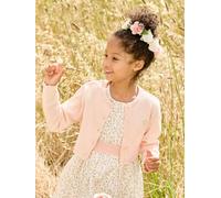 VERTBAUDET Gilet Fille boléro Maille Pointelle cérémonie Rose pâle 8A