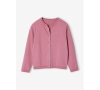 VERTBAUDET Gilet Fille Maille Fine Basics Bois de Rose 5A