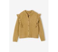 Gilet fille volants fantaisie bronze 12A