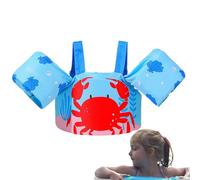 Gilet flottant pour enfant - Flotteur pour enfant - Flotteur à lanières réglables de 22 à 60 lbs - Pour la plongée avec tuba de 2 à 7 ans