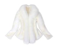 Gilet Fourrure sans Manche Femme Lapin Veste Chic Manteau Hiver Chaud éLéGant Pull Court Parka Pas Cher