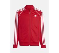 Gilet Garçon Zippé À Manches Longues Rouge / Blanc 13/14A