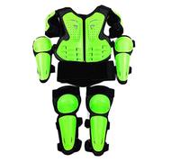 Gilet Gilet Armure pour Le Corps de pour Enfants avec tampons de Genou et coude, équipement de Protection du Motocross Pendant 5-13 Ans, Course et Armure de sécurité de la Planche à roulett