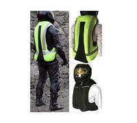 Gilet Gonflable Anti-chute Gilet D'équitation De Combinaison De Course Temps De Gonflage Complet De L'airbag 0,115 Seconde Pression Interne De L'airbag: 250 Mbar ( Color : Green , Size : Large )