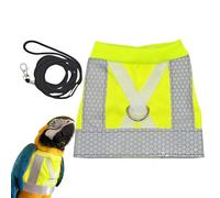 Gilet harnais pour oiseaux - Tenue de vol sécurisée, équipement d'entraînement doux pour perroquet | Gilet respirant pour oiseau, vêtement léger anti-évasion pour l'exercice, les vols de jardin, les