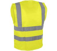 Gilet haute-visibilité 100% polyesterFermeture auto-agrippante 4 bandes - SINGER - GIL4BJ XL