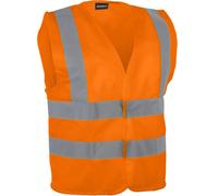 Gilet haute-visibilité 100% polyesterFermeture auto-agrippante 4 bandes - SINGER - GIL4BO L