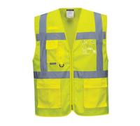Gilet haute visibilité - MeshAir Athène - Tissu MeshAir - Conforme EN ISO 20471 - Multipoches et porte-badge XXXL