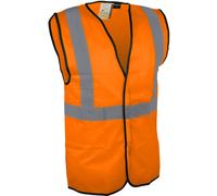 Gilet haute visibilité orange avec fermeture auto-agrippante - SINGER - VPLGILO M