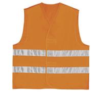 GILET DE SIGNALISATION DELTA PLUS POLYESTER BANDES PARALLELES ORANGE GILP2 - GILP2OR0 52/54 (L)