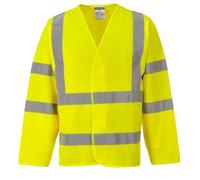 Gilet haute visibilité Portwest baudrier double ceinture manches longues