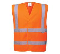 Gilet haute visibilité Portwest baudrier double ceinture Orange S - M