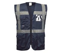 Portwest Iona Gilet Executive, Couleur: Marine, Taille: XL, F476NARXL