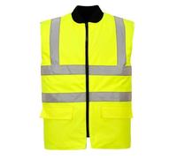 Gilet haute visibilité Portwest réversible matelassé Jaune 5XL
