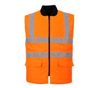 Gilet haute visibilité Portwest réversible matelassé Orange 5XL