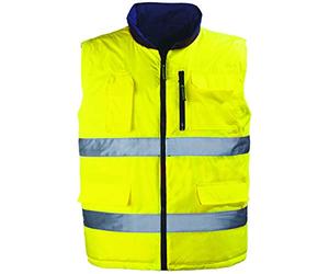 Gilet haute visibilité réversible Flash jaune fluo
