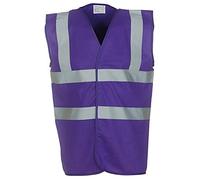 Gilet haute visibilité Yoko unisexe - Violet - Taille XXXL