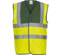 Gilet haute visibilité YOKO Vert / Jaune Fluo XXL