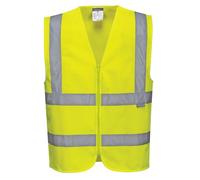 Gilet haute visibilité zippé Portwest Classe 2 Jaune L
