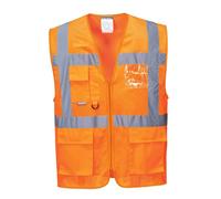 Portwest gilet HV Meshair Athène, Couleur: Orange, Taille: M, C376ORRM