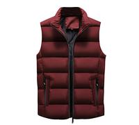 Gilet Homme Avec Poche Zippé Gilet Chauffant Homme Doudoune Sans Manches Homme Col Montant Gilet Chauffant Gilet Sans Manche Homme Doudoune Homme Hiver Doudoune Travail Homme Casual Veste Homme Chic