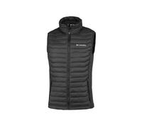 Gilet Homme Columbia Powder Pass - Noir - Col classique - Tissu résistant à l'eau - Doublure isolée ultralégère XS