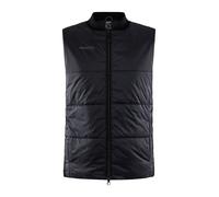Craft Core Light Padded Gilet de course chaud pour homme avec rembourrage léger en polyester recyclé et poches zippées