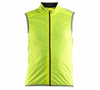 Gilet Homme Craft Lithe Vest - Jaune - Coupe-vent et imperméable XS