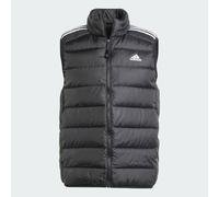 Gilet Homme Full Zip Adidas Essentials 3 Stripes Léger GH4583 Noir