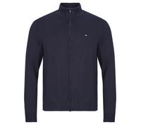 Tommy Hilfiger Pull avec Fermeture Éclair Homme Essential Cotton Zip Thru Col Montant, Bleu (Desert Sky), M
