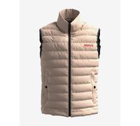 Gilet HUGO Contrast Logo beige noir - M