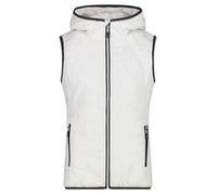 Gilet Hybrid Hoodie CMP Femme - Uni - 40 - Basic white - Blanc - Col capuche XS