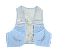 Gilet Hydratation avec 2pcs 500ml Bouteilles d’Eau Douce, Ultra Léger Gilet Trail Running Femme Homme, Réglable Sac Hydratation Running pour Randonnée Course à Pied Sport
