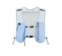Gilet Hydratation avec 2pcs 500ml Bouteilles d’Eau Douce, Ultra Léger Gilet Trail Running Femme Homme, Réglable Sac Hydratation Running pour Randonnée Course à Pied Sport